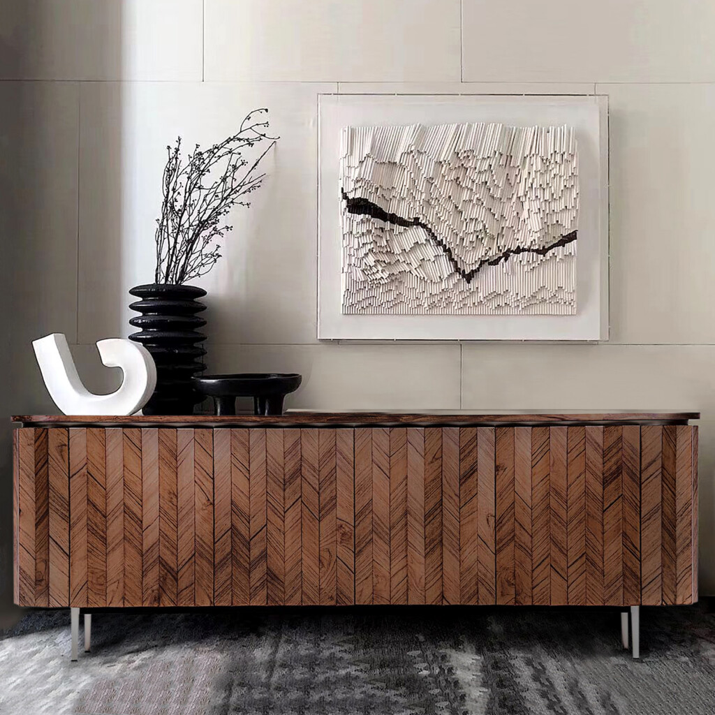 Chevron Credenza – Mangrove Collective